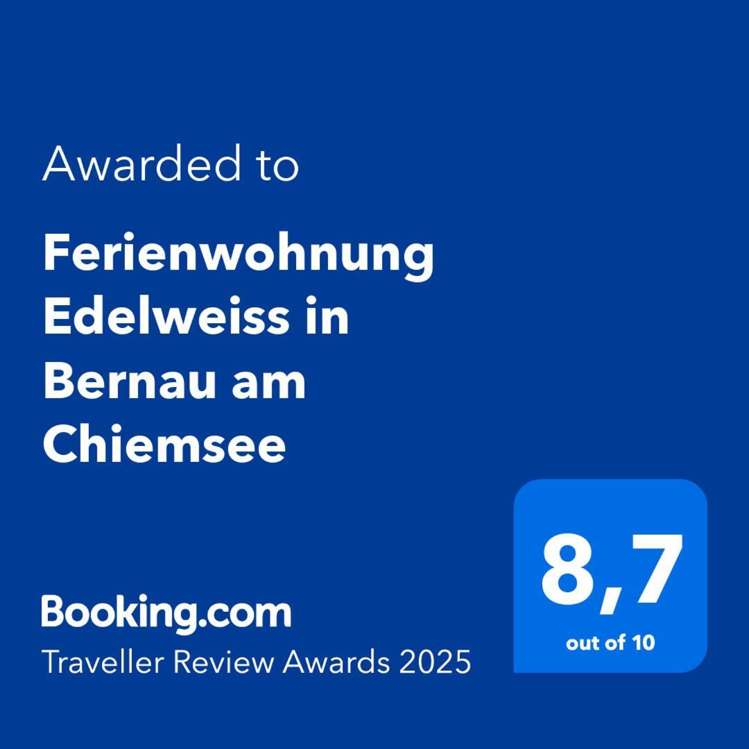 Ferienwohnung Edelweiss In Bernau Am Chiemsee Ngoại thất bức ảnh
